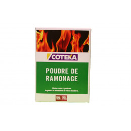 Poudre de ramonage pour poêle et chaudière fuel 10x15g
