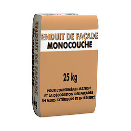 Enduit de façade monocouche 1er prix 25kg
