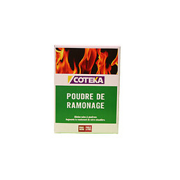 Poudre de ramonage pour poêle et chaudière fuel 10x15g
