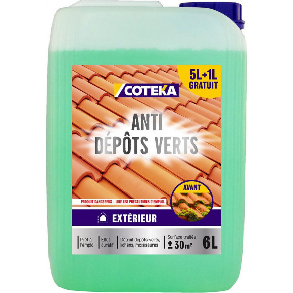 Anti-dépôts verts bidon 5+1l