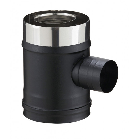 Elément droit de prise d'air à 90° DIAM 80