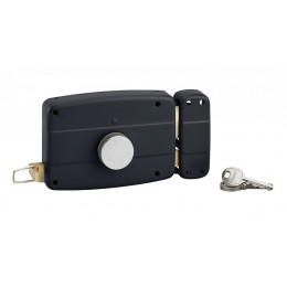 Serrure En Applique Thirard, Axe 70 Mm, À Tirage, Ouverture À Droite