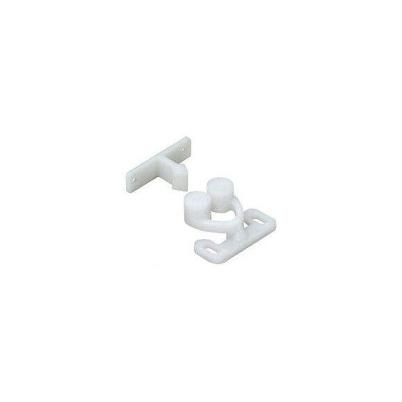 Lot De 2 Loqueteaux À Pression Plastique Hettich, L.25 X L.31 Mm