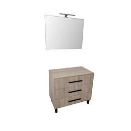 MEUBLE SANS VASQUE 80CM NAMA ASPECT BOIS