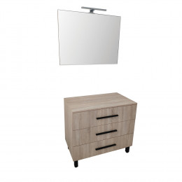 MEUBLE SANS VASQUE 80CM NAMA ASPECT BOIS