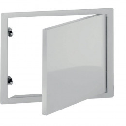 Trappe de visite acier laquée blanche 400x400mm