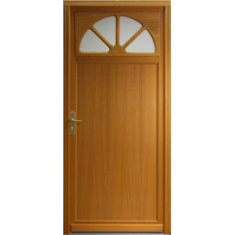 Porte de service pistache 215x90cm droite