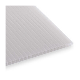 Plaque polycarbonate alvéolaire opale 10mm 3x1.05m