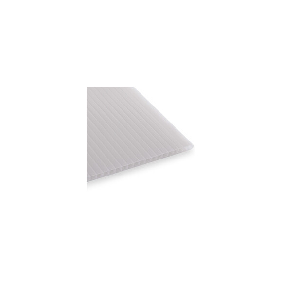 Plaque polycarbonate alvéolaire opale 10mm 3x1.05m