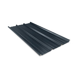 Plaque nervurée gris graphite Ep.0.63mm Lg.3000mm