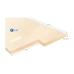 Panneau isolant polystyrène extrudé 125x60x2cm R 0.6