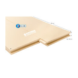 Panneau isolant polystyrène extrudé 125x60x6cm R 1.8