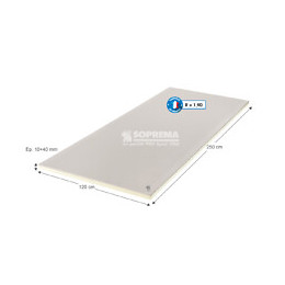 Doublage en polyuréthane 250x120x5cm R 1.90