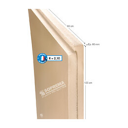 Panneau isolant polystyrène extrudé 125x60x6cm R 2.10