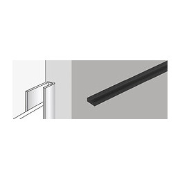 Profil de bord Dumawall noir 2.2x260cm