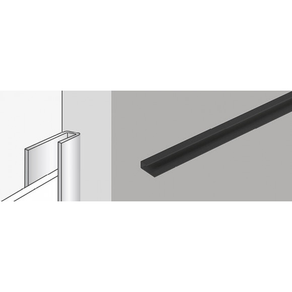 Profil de bord Dumawall noir 2.2x260cm
