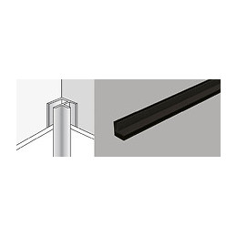Profil Dumawall noir - Coin Universel 2.2x260cm