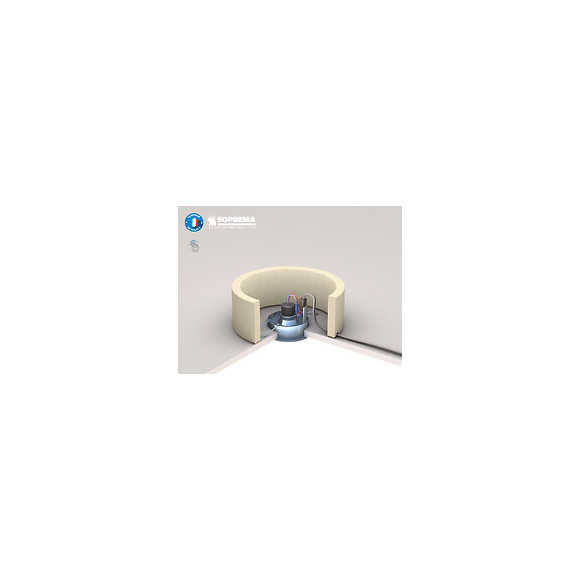 Protection spot encastrable hauteur 12,5cm diamètre 27cm