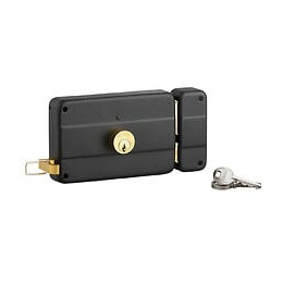 Serrure En Applique Thirard, Axe 70 Mm, À Tirage, Ouverture À Droite