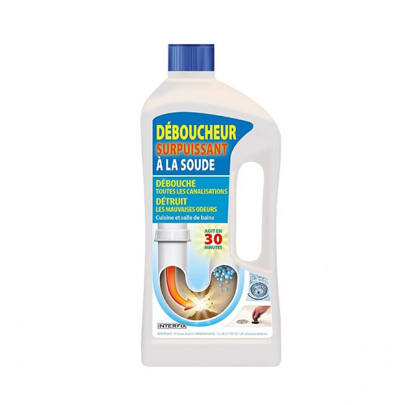 Déboucheur à la soude Interfix 1L