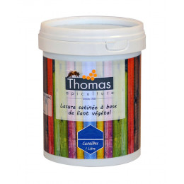 Lasure satinée thomas base végétale / bleu caraïbe
