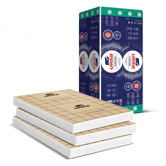 Panneau Laine de verre 45mm semi-rigide revêtu