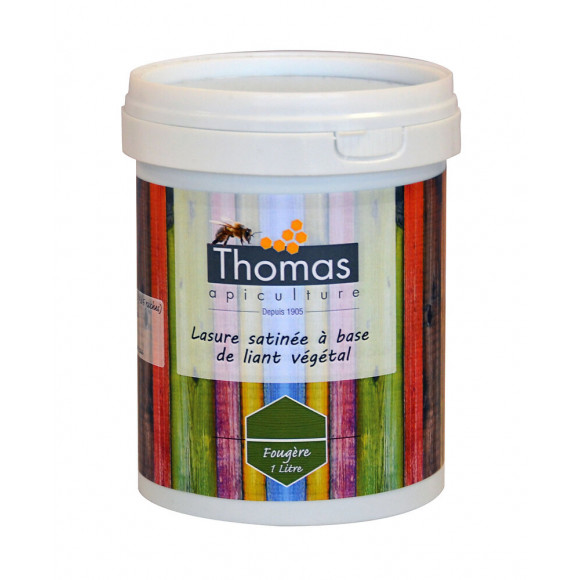 Lasure satinée thomas base végétale / vert fougère
