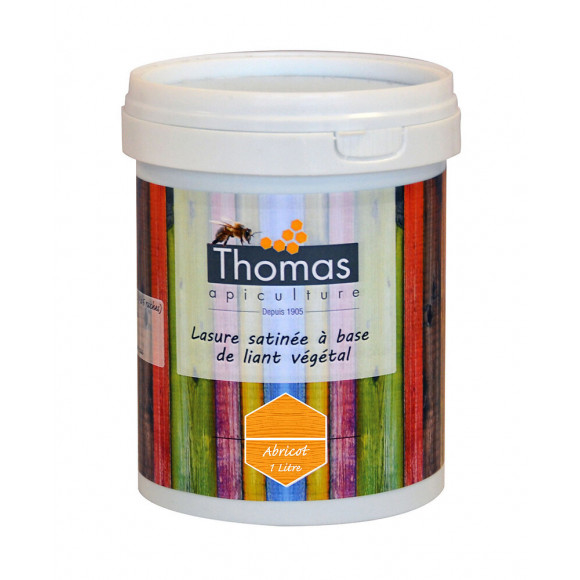 Lasure satinée thomas base végétale / jaune abricot