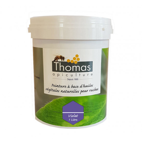 Peinture thomas base végétale 1 litre / violet
