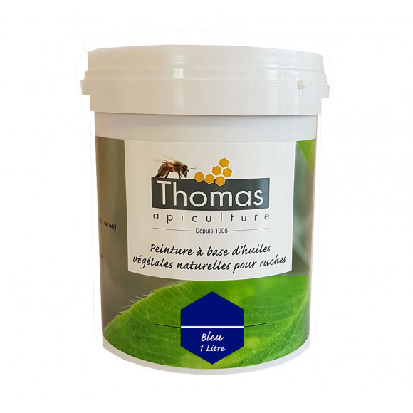 Peinture thomas base végétale 1 litre / bleu