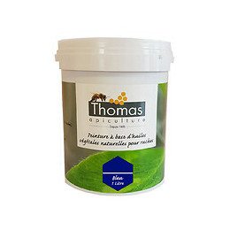Peinture thomas base végétale 1 litre / bleu
