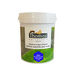 Peinture thomas base végétale 1 litre / bleu outremer