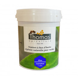 Peinture thomas base végétale 1 litre / bleu outremer