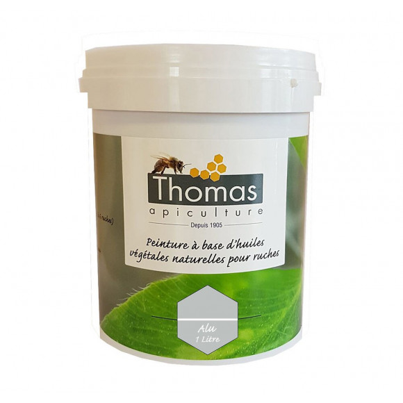 Peinture thomas base végétale 1 litre / alu