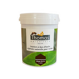 Peinture thomas base végétale 1 litre / brun terre