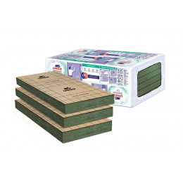 Panneau Laine de verre 75mm semi-rigide revêtu