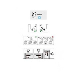 Serrure De Meuble Acier En Applique Hettich 15 Mm Réversible