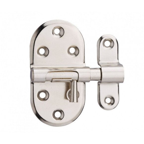 Targette À Pêne Rond Thirard, Acier Nickelé Gris