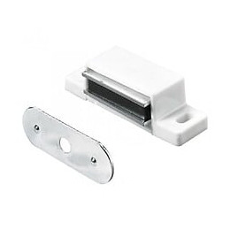 Lot De 10 Loqueteaux Magnétiques Plastique Hettich, L.14.5 X L.45.3 Mm