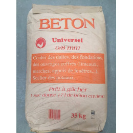 Béton prêt à gacher 35kg
