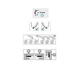 Serrure De Meuble Acier En Applique Hettich 25 Mm Réversible