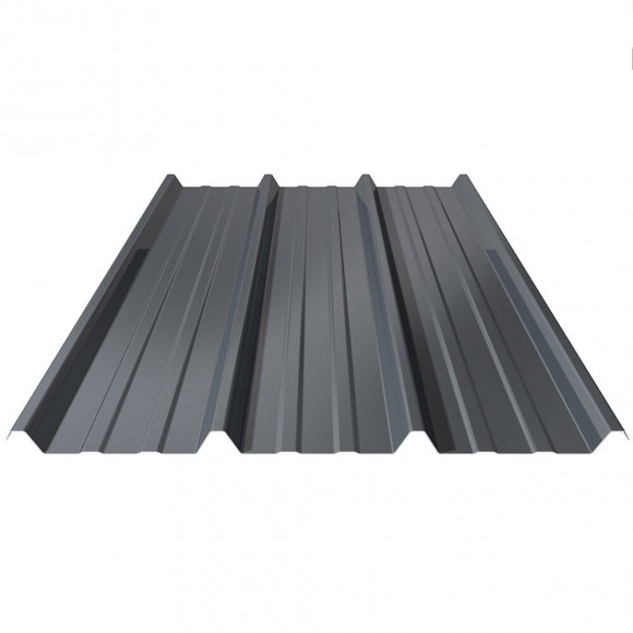 Plaque acier gris 3x1m épaisseur 0.50mm