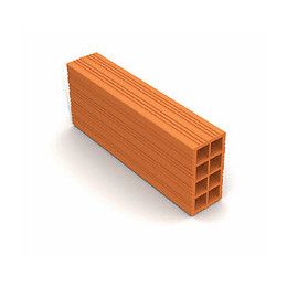 Brique terre cuite 2 alvéoles 7/20/40