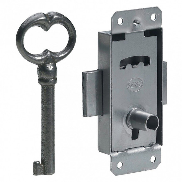 Serrure De Meuble Fer En Applique Hettich 15 Mm Réversible