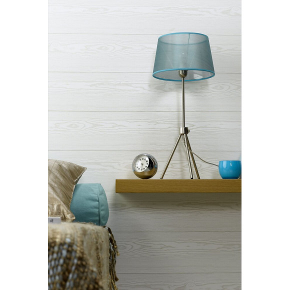 Lambris PVC pin Blanchi 25x260cm