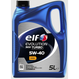 Lubrifiant Elf évolution 900 turbo Diesel 5w40 5L