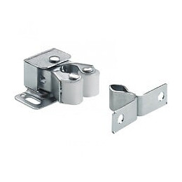 Lot De 2 Loqueteaux À Pression Acier Hettich, L.28 X L.33 Mm