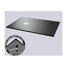 Receveur 80x120cm noir Bastia