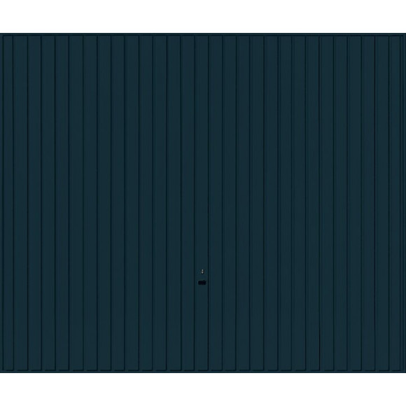 Porte garage basculante débordante avec rails Gris