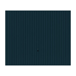 Porte garage basculante débordante avec rails Gris